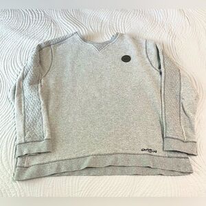 DISNEY Twenty Eight & Main Gray Waffle Knit Sweater Men’s Sz XL Walt Disney Logo